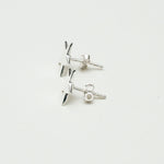 925 Silver Star Minimalist Stud Earring - Mohnaa Jewels