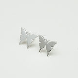 Butterfly Minimalist Earring In 925 Sterling Silver1 - Mohnaa Jewels