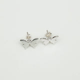 Butterfly Minimalist Earring In 925 Sterling Silver1 - Mohnaa Jewels