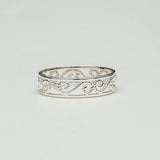 Simple Plain 925 Solid Silver Ring - Mohnaa Jewels