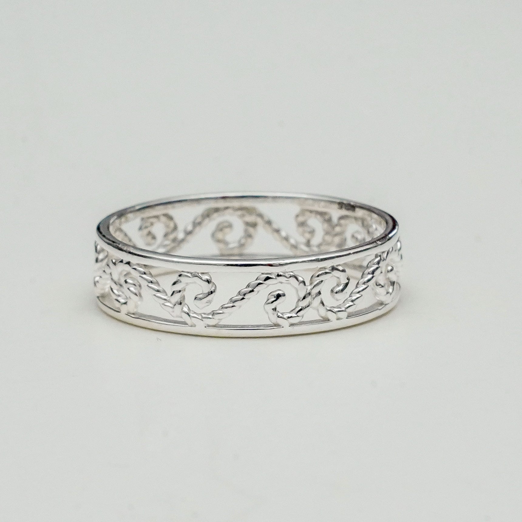 Simple Plain 925 Solid Silver Ring - Mohnaa Jewels