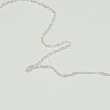 925 Sterling Silver 18 Inch Curb Chain 1MM - Mohnaa Jewels