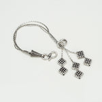 Oxydized Sterling Silver Simple Bracelet - Mohnaa Jewels