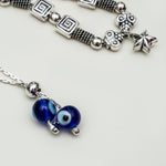 Sterling Silver Evil Eye Bracelet - Mohnaa Jewels