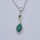 Best Price Pendants With Multi Gemstone Sterling Silver 1 - Mohnaa Jewels