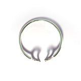 Crescent Silver Bracelet - Openable - Mohnaa Jewels