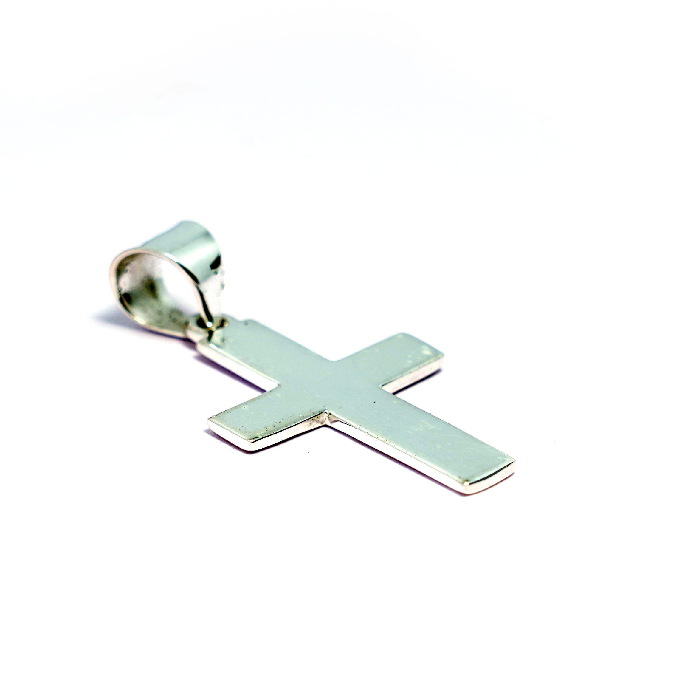 Solid Cross in 925 sterling Silver - Mohnaa Jewels