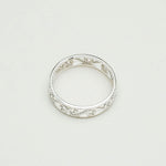 Simple Plain 925 Solid Silver Ring