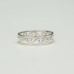 Simple Plain 925 Solid Silver Ring