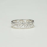 Simple Plain 925 Solid Silver Ring