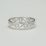 Simple Plain 925 Solid Silver Ring
