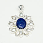 Sun Pendants With Multi Gemstone in High Quality 925 Solid Silver 3