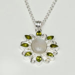 Sun Pendants With Multi Gemstone in High Quality 925 Solid Silver 4