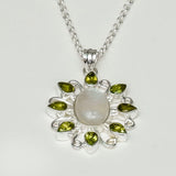 Sun Pendants With Multi Gemstone in High Quality 925 Solid Silver 4