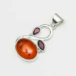 Swan Pendant With Multi Gemstone in High Quality 925 Sterling Silver