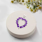 Multiheart Pendant With Amethyst Gemstone in 925 Sterling Silver - Mohnaa Jewels