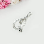 Dragonfly Pendent With Rainbow Moonstone In 925 Sterling Silver - Mohnaa Jewels