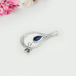 Dragonfly Pendent With Kayanite Gemstone In 925 Sterling Silver - Mohnaa Jewels